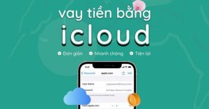 Vay tiền qua icloud iphone