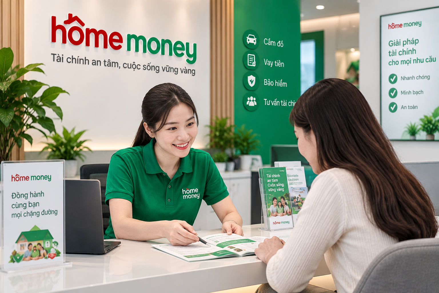 Tư vấn khách hàng Home Money