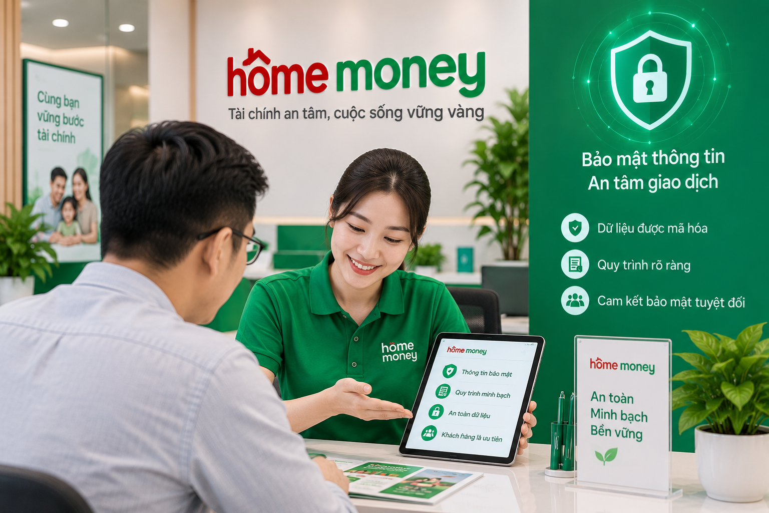 Bảo mật thông tin Home Money